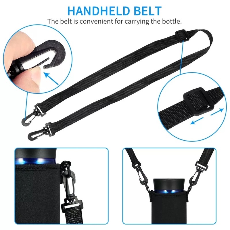 Vỏ Bọc Bình Nước Cách Nhiệt Bằng Vải Neoprene 500 / 1000ML