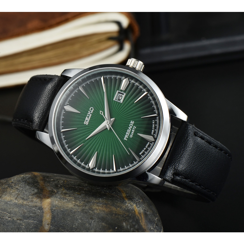 Đồng Hồ Seiko Dây Da Thời Trang Sang Trọng Cho Nam