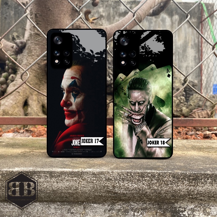 Ốp lưng kính cường lực Xiaomi Redmi Note 11 5G / Poco M4 Pro hình joker bao ngầu