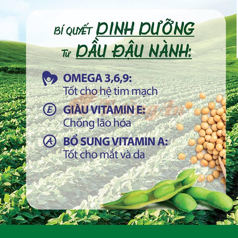 Dầu đậu nành Tường An chai 1 lít