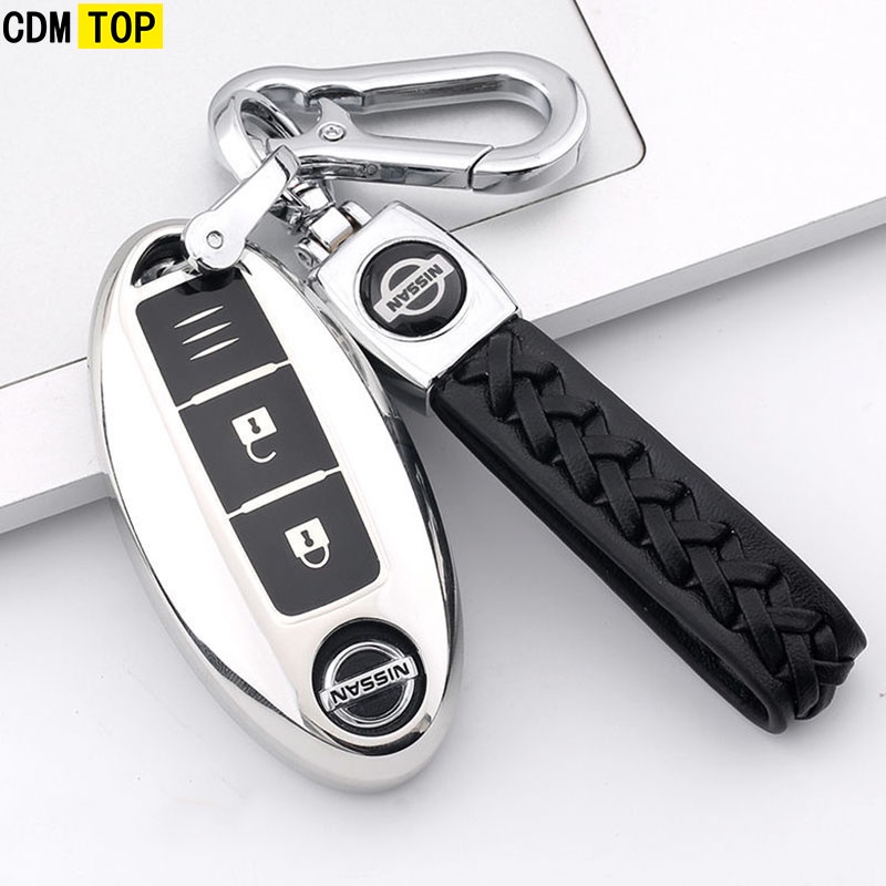 Vỏ TPU Kèm Móc Khóa Điều Khiển Từ Xa Cho Nissan Rogue XTrail T32 T31 Qashqai J11 J10 Kicks Tiida Murano Juke Versa Infiniti