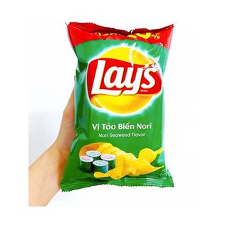 bánh snack lays vị tảo biển - siêu ngon