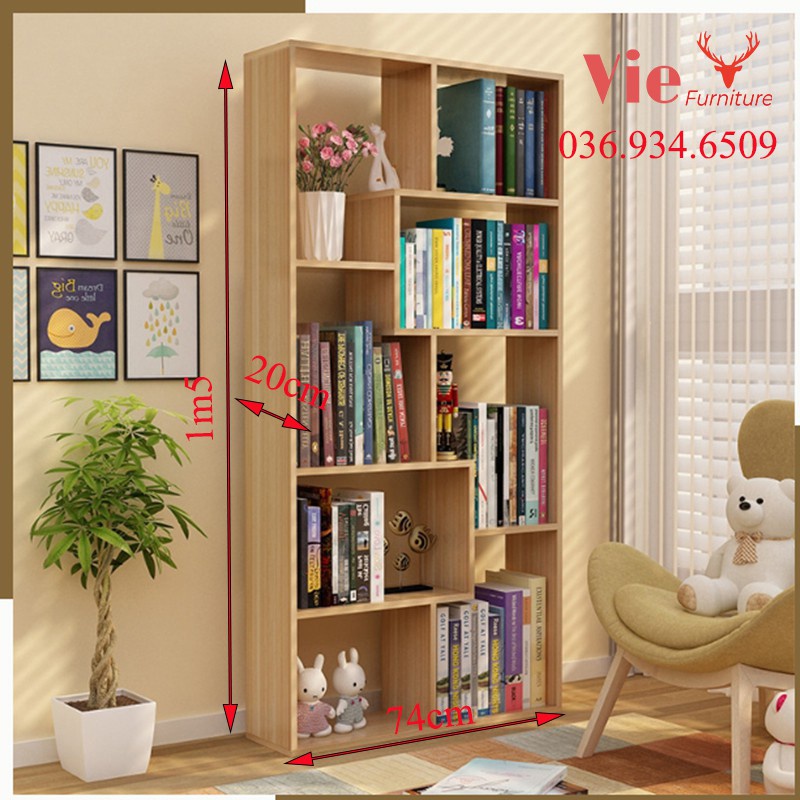 Kệ - Tủ để sàn nhiều ngăn đa năng bền đẹp chữ U chất liệu gỗ cao cấp