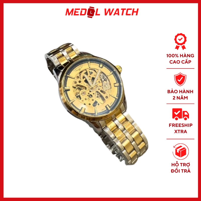 Đồng Hồ Nam Cơ Dấu Máy Login 2022 A34 _ Medol Watch