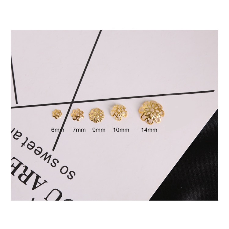 Hạt Charm Beadia Hình Cánh Hoa Dùng Làm Trang Sức