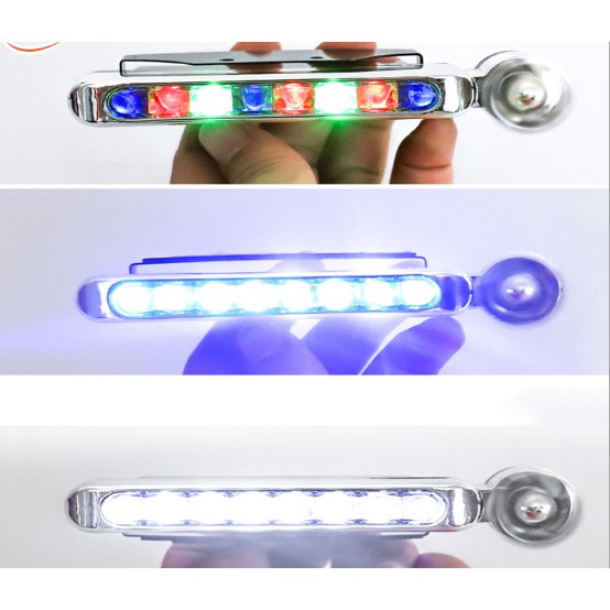 [FREESHIP❤]  Đèn led năng lượng gió trang trí xe ô tô xe máy