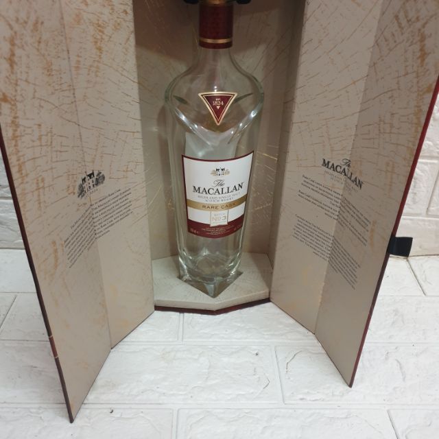 Vỏ chai maccalan Rare cask vỏ chai giá rẻ bán vỏ chai giá vỏ chai sưu tầm vỏ chai đẹp vỏ chai trang trí