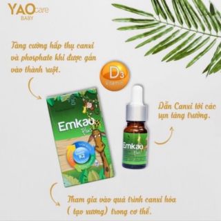 EMKAO PLUS - BỔ SUNG VITAMIN D3 +K2