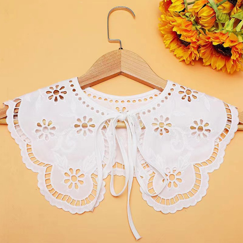 Khăn Choàng Cổ Thắt Nơ Thêu Họa Tiết Hoa Hướng Dương Ngọt Ngào Xinh Xắn Cho Nữ