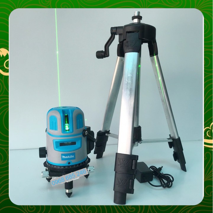 [ Hàng sịn ] Máy cân mực laser 5 tia xanh máy cân bằng laze phím cảm ứng kèm chân