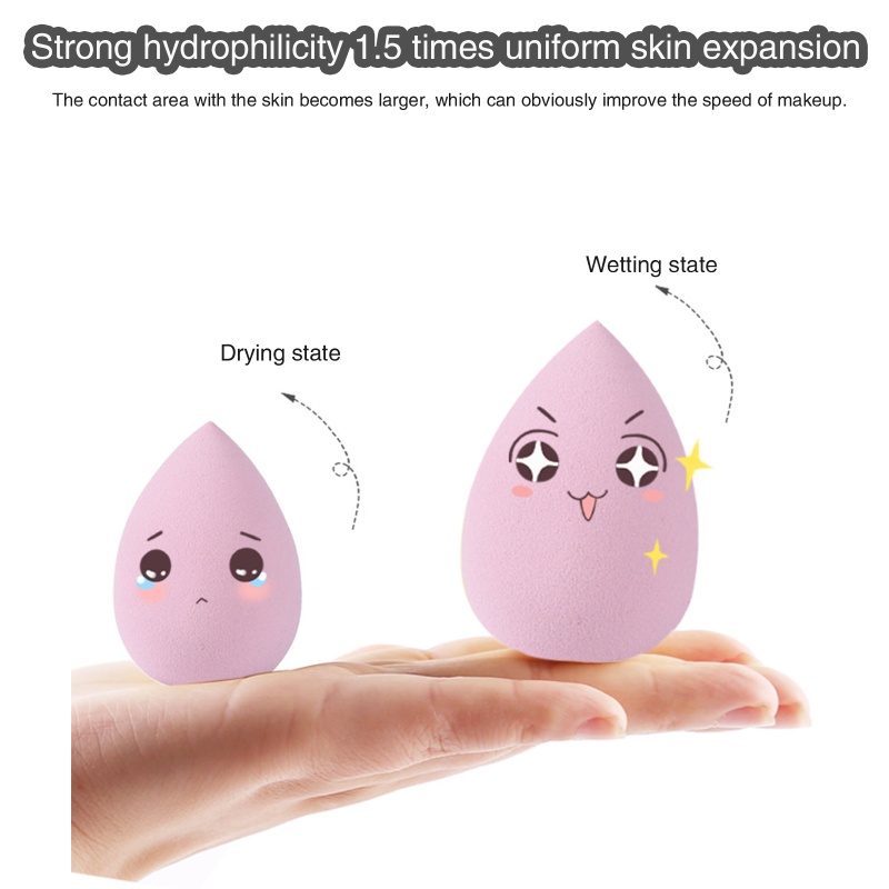 Mút Trang Điểm YOUYO Hình Trứng Kèm Hộp Đựng Thoáng Khí Tiện Dụng Mang Theo Du Lịch