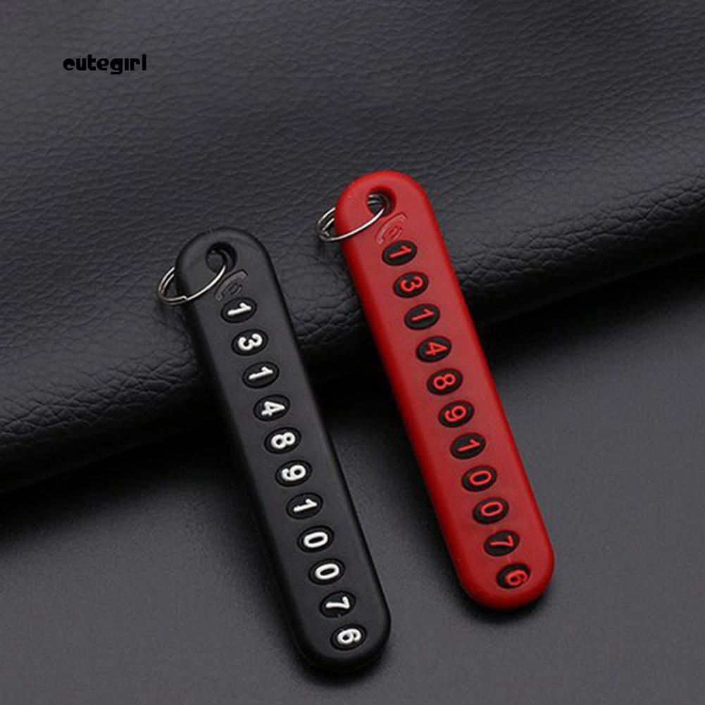 Móc chìa khóa chống thất lạc có thể gắn số điện thoại DIY | BigBuy360 - bigbuy360.vn