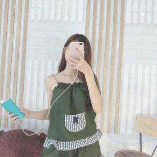 Đồ bộ Kate 2 dây mặc nhà