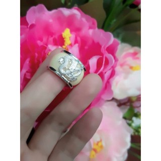 Nhẫn lông đuôi- xương bọc bạc ta