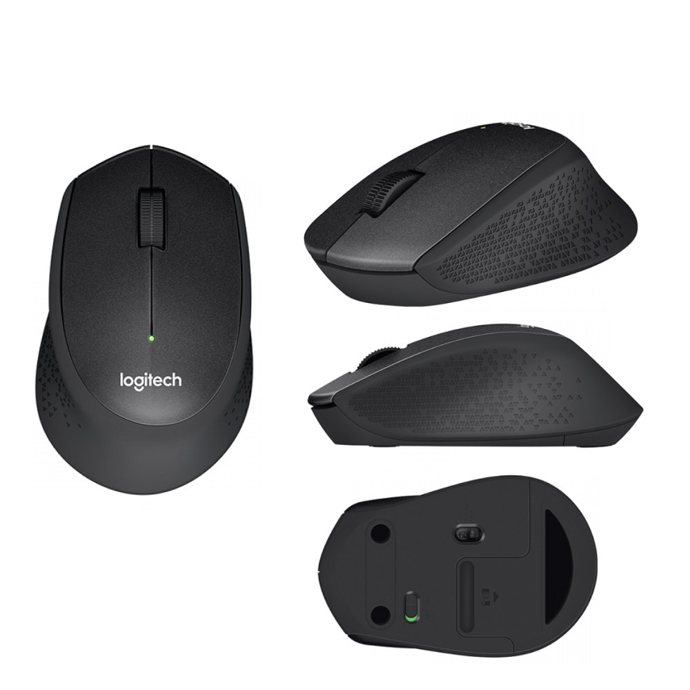 Chuột không dây Logitech M331 kết nối USB, yên lặng - Hàng Chính Hãng