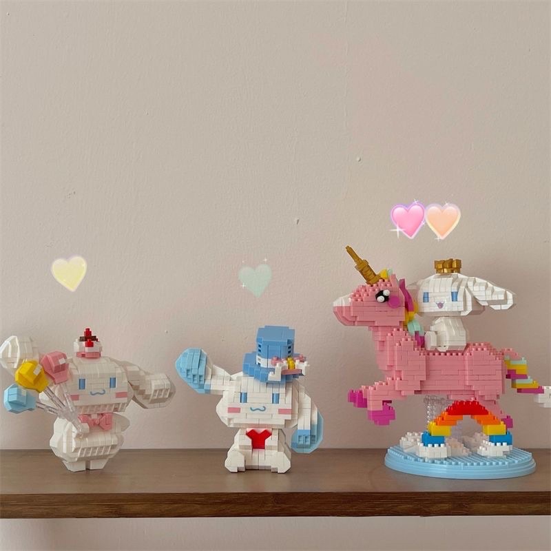 Mô Hình Cinnamoroll Unicorn Lắp Ráp 3D