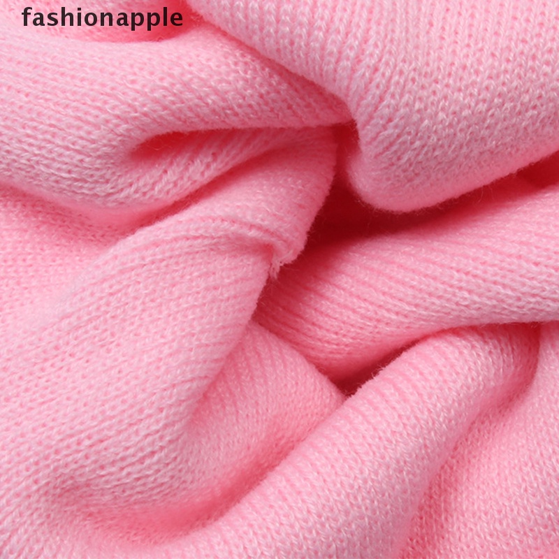 Mũ Beanie Dệt Kim Thêu Họa Tiết Xinh Xắn Cho Bé