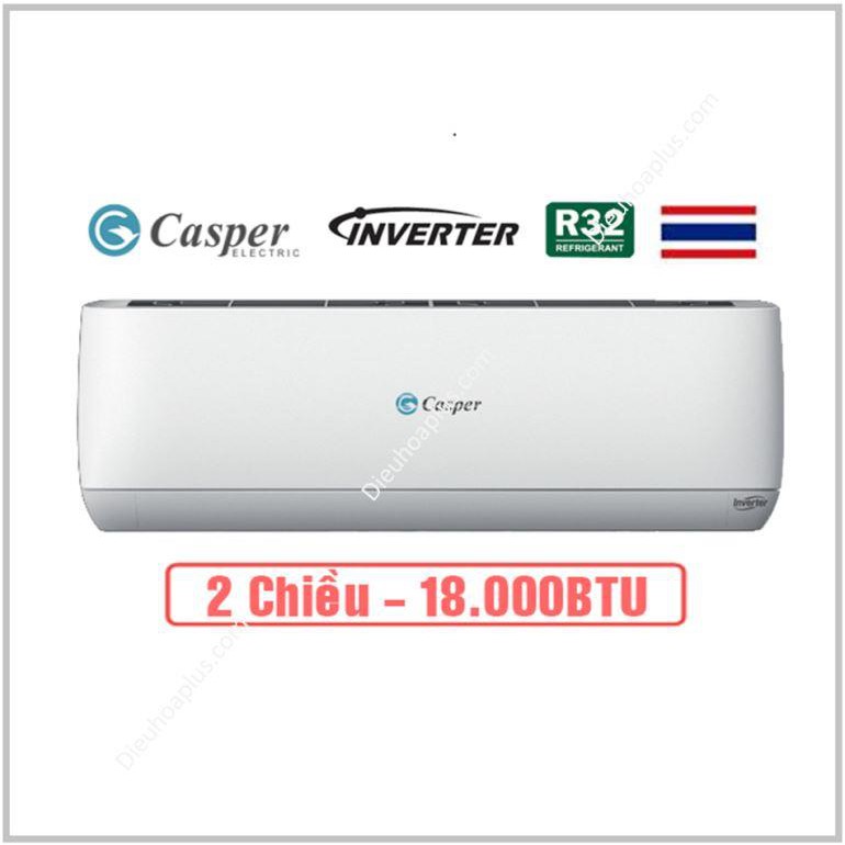 GH-18TL32 điều hòa Casper 18000 BTU Inverter 2 Chiều Gas 32 dòng tiết kiệm điện