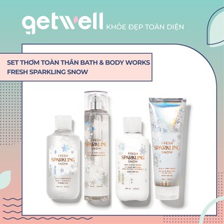 FRESH SPARKLING SNOW | Sản Phẩm Tắm Dưỡng Xịt Thơm Toàn Thân Bath & Body Works