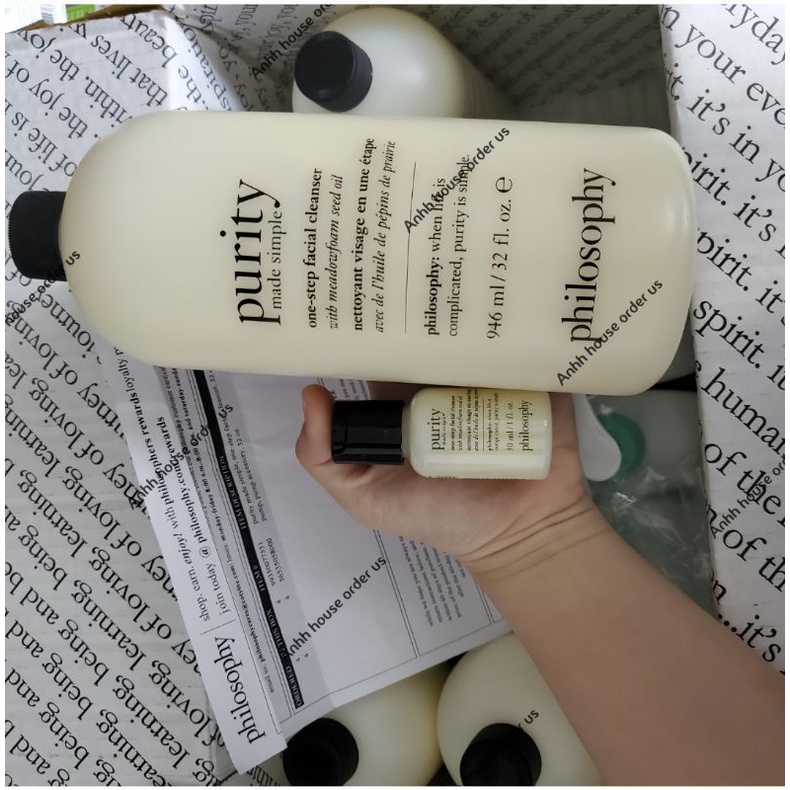 SỮA RỬA MẶT PURITY ONE STEP CLEANSER PHILOSOPHY DUNG TÍCH 240ML/472ML/946ML