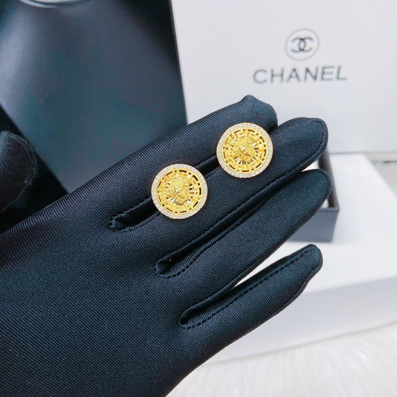 Bông tai versace mạ vàng