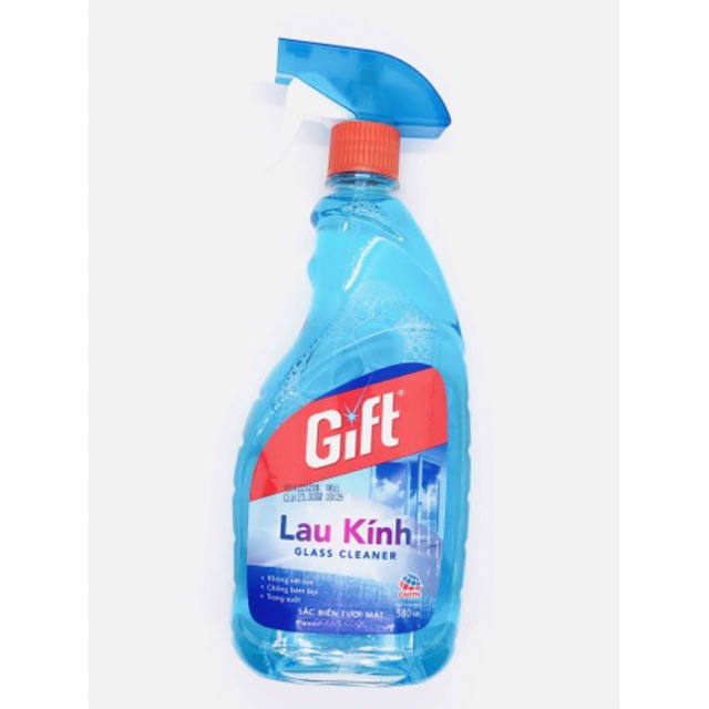 Nước lau Kính Gift 580ml xanh biển tươi mát