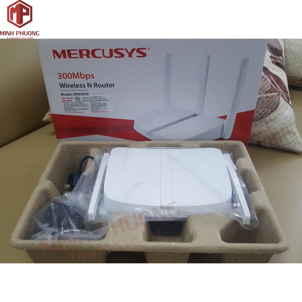 Bộ Phát wifi Mercusys 3 râu MW305R - Hàng chính hãng
