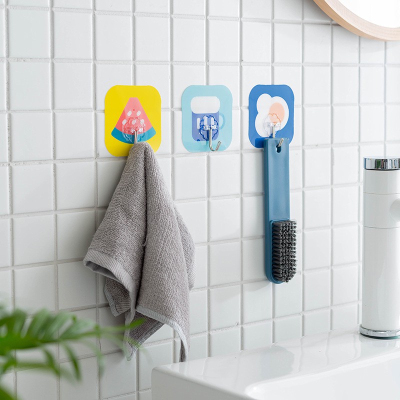 Móc Dán Tường Chịu Lực Treo Đồ Mẫu Hoạt Hình Dễ Thương - Trang Trí Phòng Khách, Nhà Tắm, Nhà Bếp
