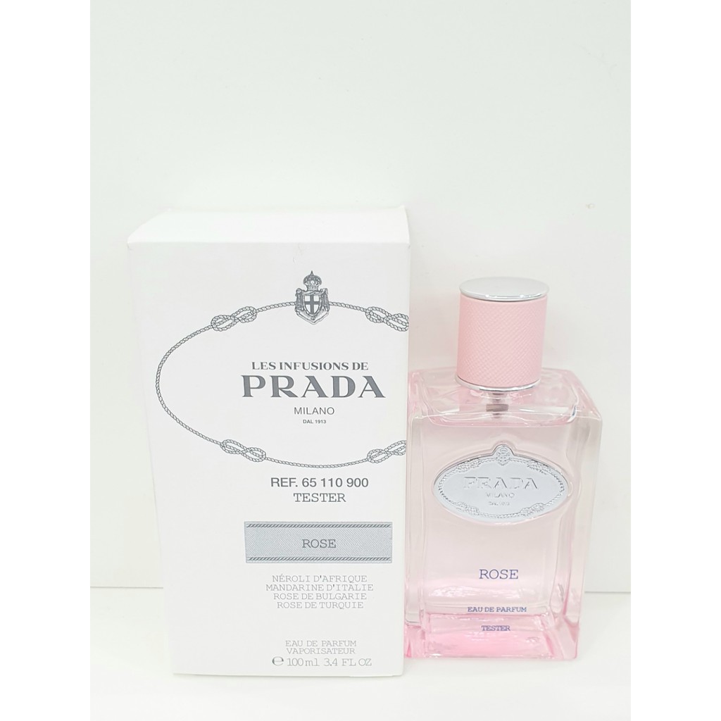 CHÍNH HÃNG] - TESTER - Nước hoa Prada Les Infusions De Rose edp 100ml |  Shopee Việt Nam