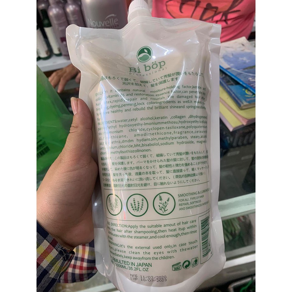 Hấp Siêu Phục Hồi BB COLLAGEN Nhật Bản 1000ml