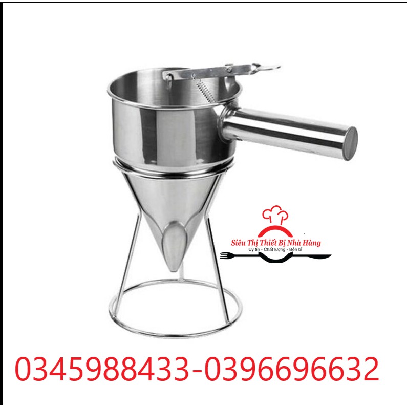 Phễu rót bột làm bánh bằng inox cao cấp