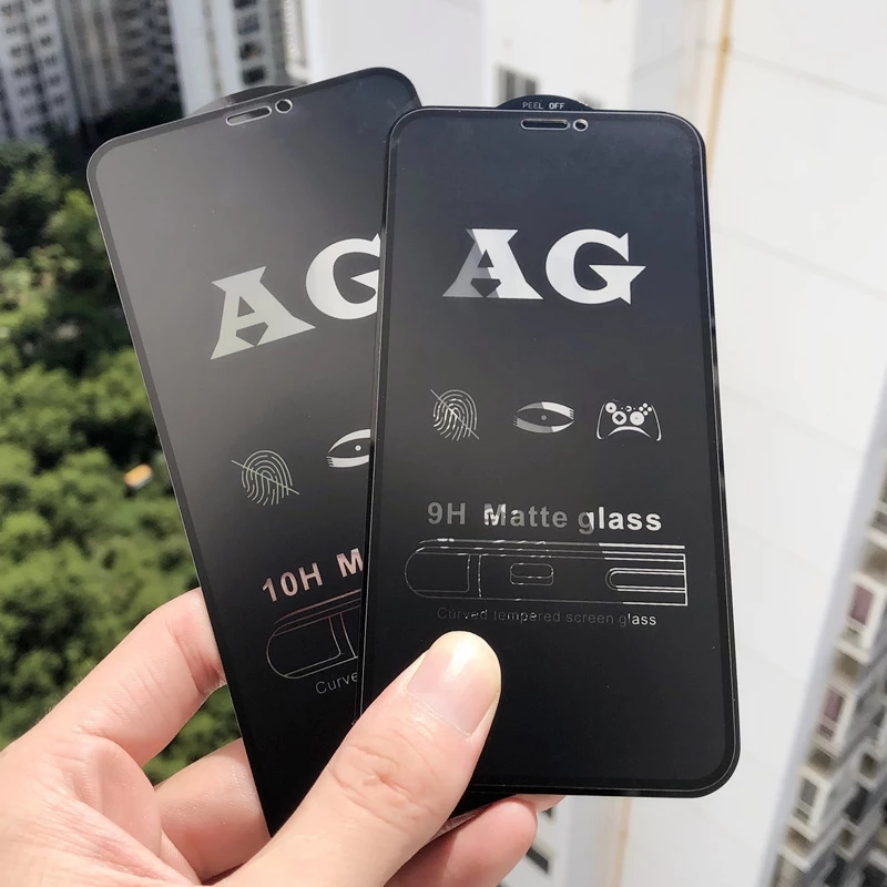 AG Matte Kính Cường Lực Full Màn Chống Vân Tay Mồ Hôi For Samsung Galaxy S24 S23 S22 S21 Plus S20 FE M34 M54 M15 M14 M62 M53 M52 M32 M22 M51 M31s A11 M11 M21 M31 M30s M21s M12 5G 4G