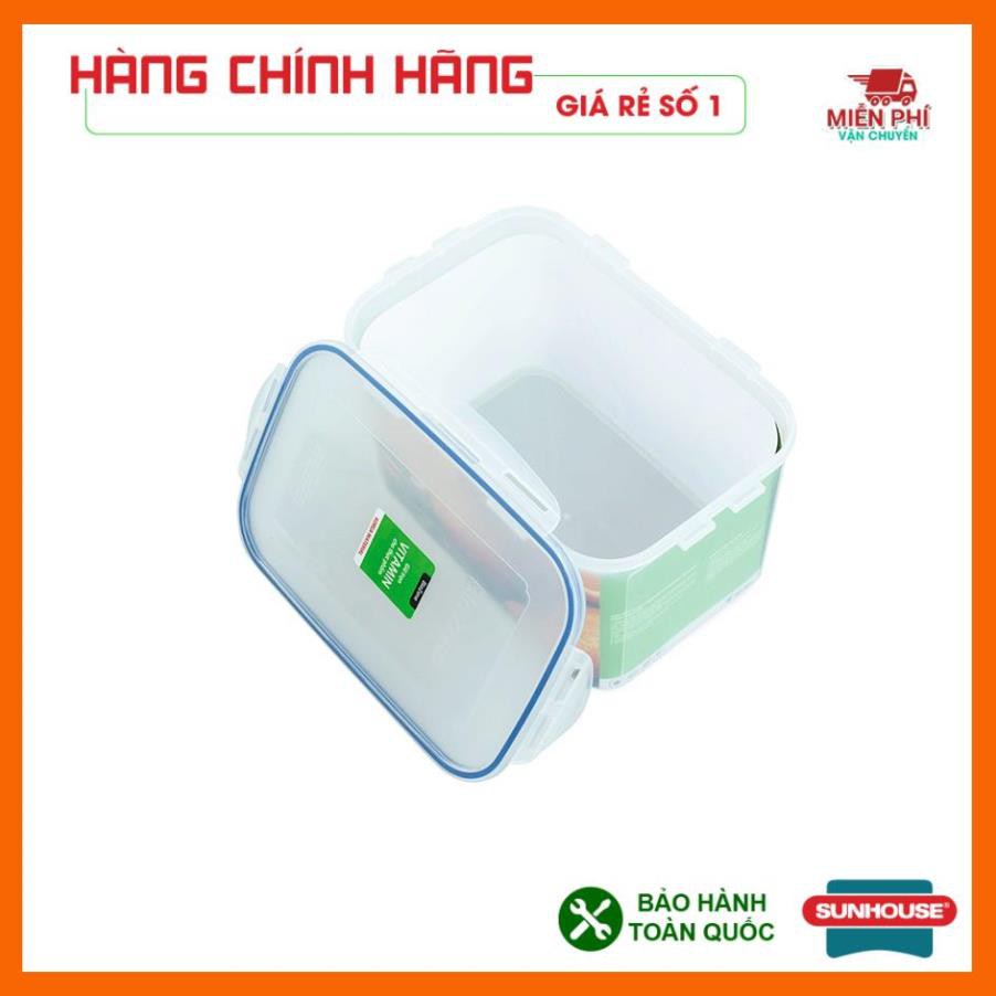 Hộp đựng thức ăn Sunhouse 6500ml ngăn mát, hộp bảo quản thực phẩm ngăn mát SUNHOUSE BioZone 6500ml