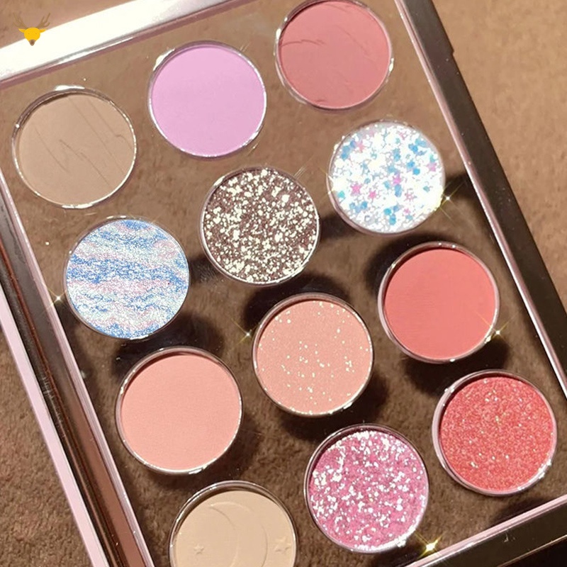 Bảng Phấn Mắt 2021 Màu Ánh Ngọc Trai Lấp Lánh Phong Cách Hàn Quốc Cho Học Sinh