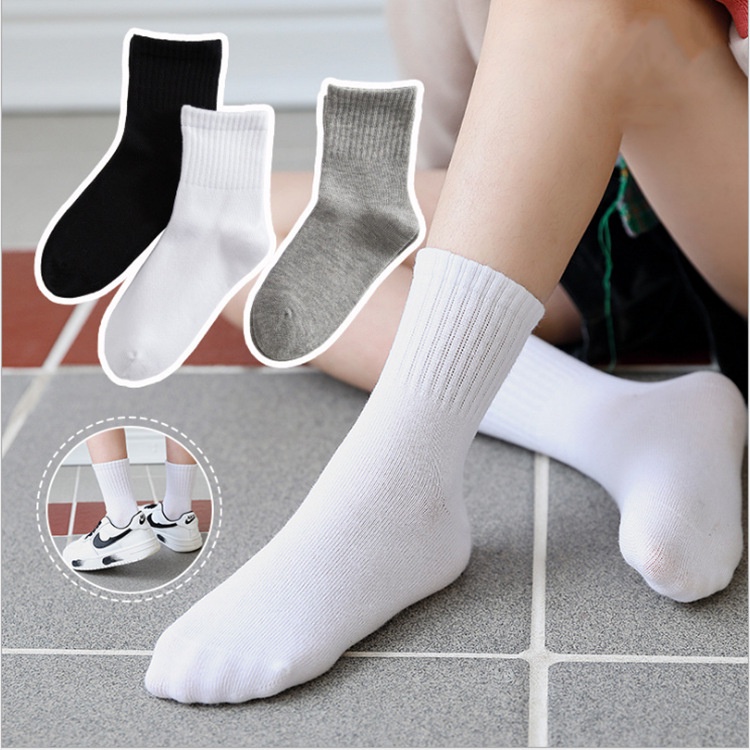Vớ Cotton Màu Sắc Đơn Giản Cho Bé Từ 0-15 Tuổi