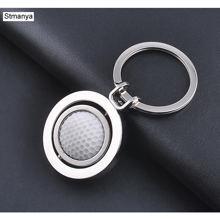 Móc Khóa Kim Loại Hình Quả Bóng Thể Thao