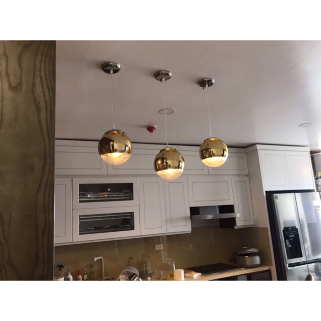 Đèn thả trần chao tròn decor trang trí bàn ăn, đèn quán cafe, đèn nhà hàng