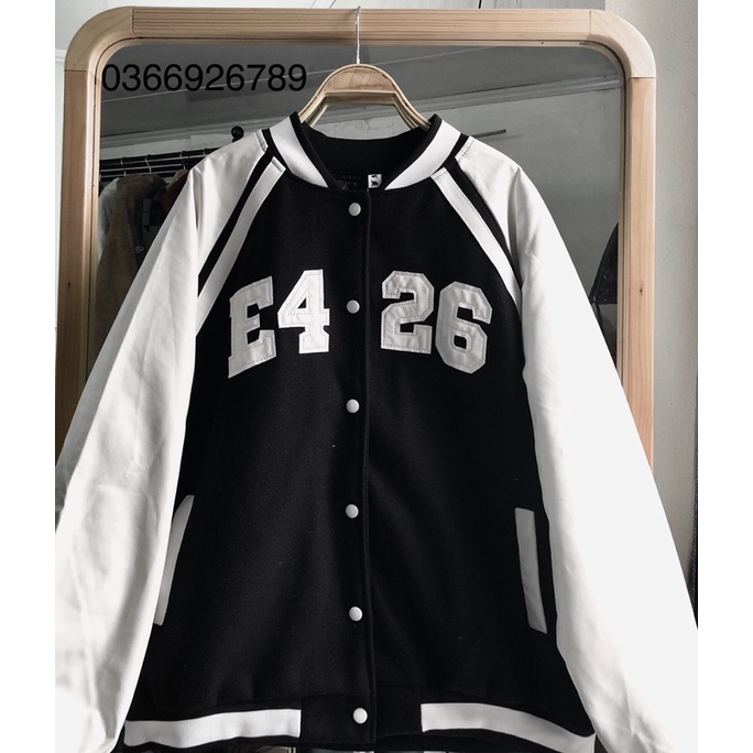 Áo Bomber E4-26 tay da hit hot, Áo khoác nam nữ phom rộng ✅ | BigBuy360 - bigbuy360.vn