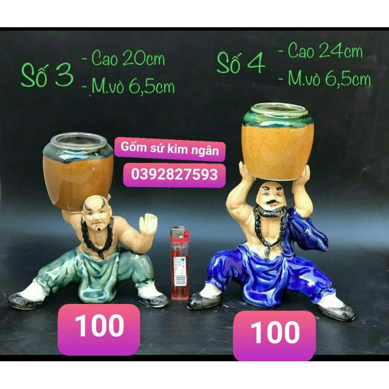 Combo  4 chiếc  chậu  tượng  như  hình  360 k  !