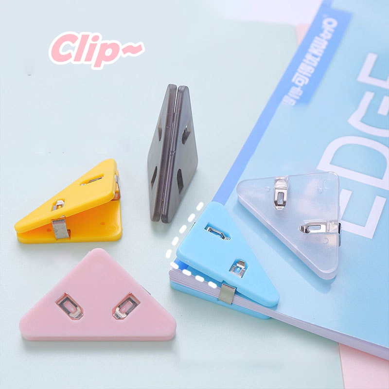 Kẹp Giữ Sách Hình Tam Giác Hoạt Hình