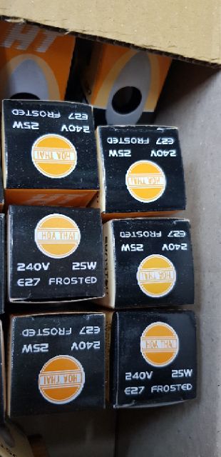 Bộ 10 bóng gắn đèn trang trí 25w đui E27