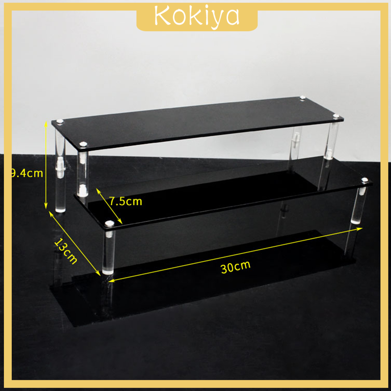 Acrylic Riser Display Shelf, 2/3 Tiered Display Stand for Display, Conutertop Desktop Acrylic Display for Decoration and Organizer