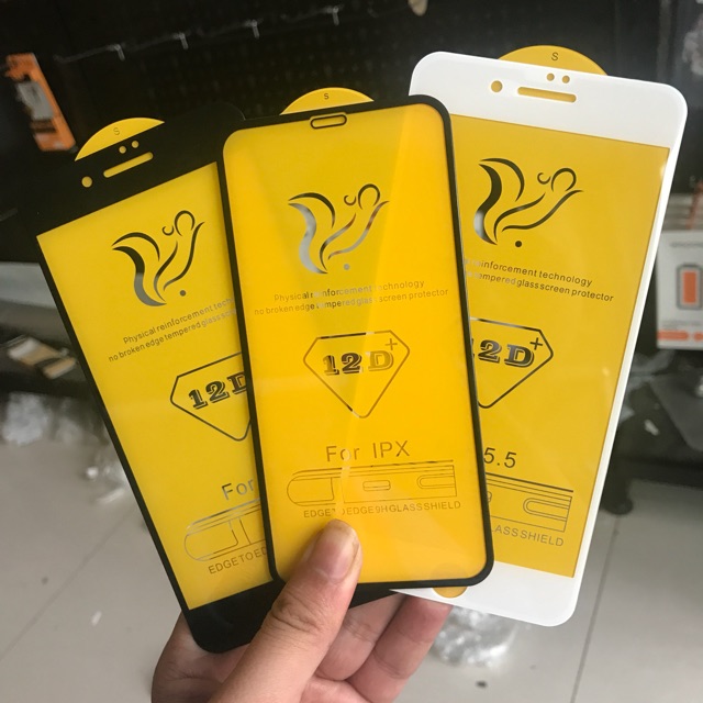 Kính cường lực cho iphone Full màn 12D Bewo, Sêu cứng,ip 6plus/7plus/8plus/xs/xs max/11/11 pro/11promax