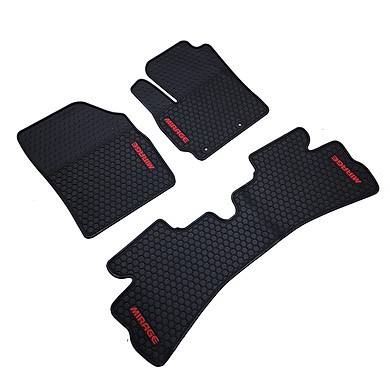 Thảm lót sàn cao su ô tô MIRRAGE- Mitsubishi.làm từ cao su đúc nguyên khối dễ dàng vệ sinh lắp đặt tại nhà