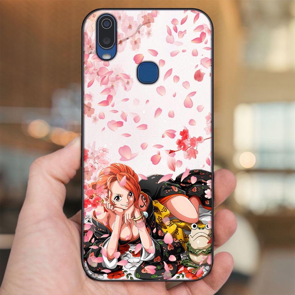 Ốp lưng Vivo Y11 viền đen in hình Nami One Piece Đảo Hải Tặc