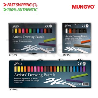 Hộp bút màu Pastel 6 /12 / 24 tuỳ chọn hỗ trợ vẽ nghệ thuật
