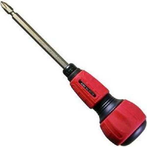 Chuôi tô vít cán tròn kèm mũi vít 2 đầu +2-6x135mm hãng Anex Nhật Bản No.3775-H