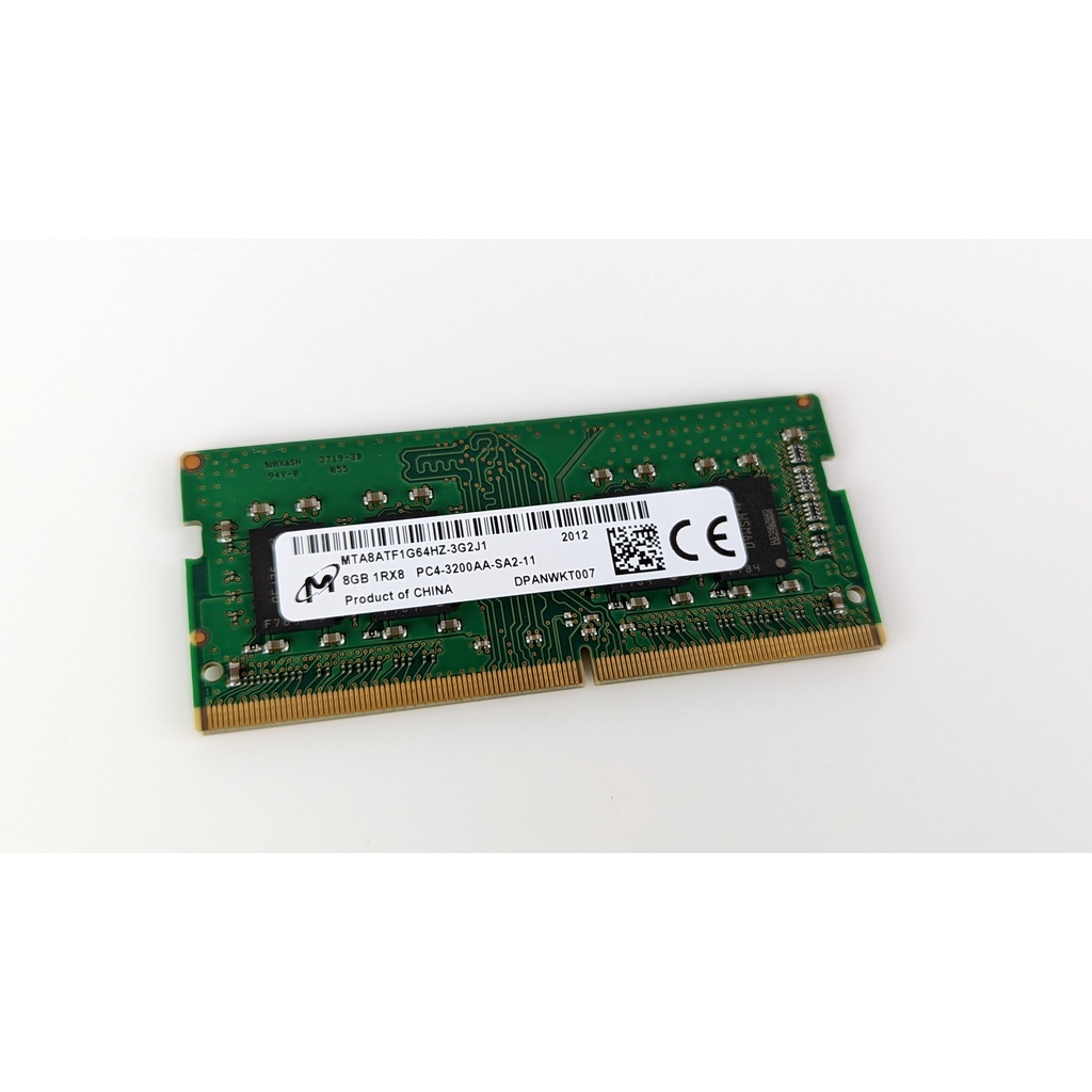 Ram Laptop DDR4 Micron Bus 3200 4Gb,8Gb,16Gb.Chính hãng mới 100%,1 đổi 1 trong 4 năm nếu lỗi do nhà sản xuất
