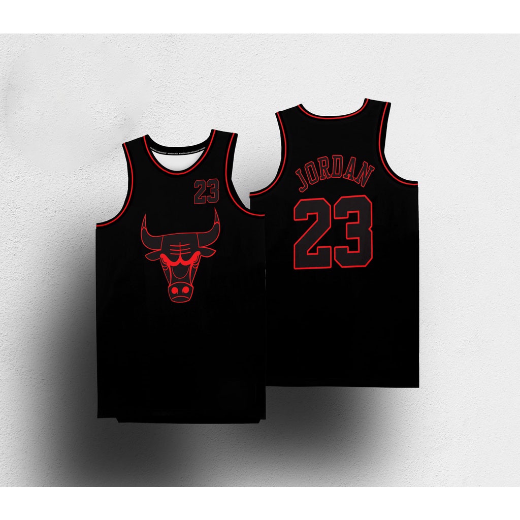 Bulls GSW LAKERS Đen HG Khái Niệm JERSEY