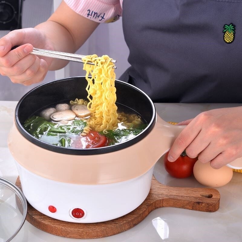 CA NẤU MÌ KIÊM NỒI LẨU MINI TẶNG KÈM XỬNG HẤP INOX CAO CẤP - CA NẤU MÌ VỚI THIẾT KẾ SANG TRỌNG CHUẨN HÀNG XUẤT NHẬT